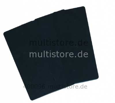 Plastikkarten schwarz matt 120 X 54 mm 0,5mm