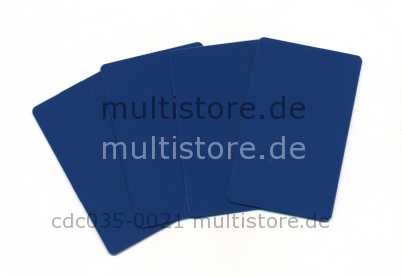 Plus Card Dark Blue eingefärbte PVC Plastikkarten