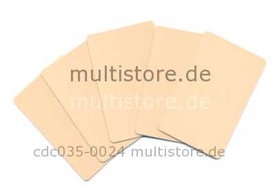Plus Card Tan eingefärbte PVC Plastikkarten