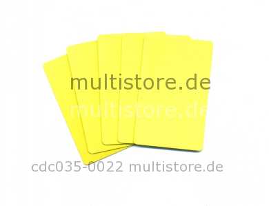 Plus Card Yellow eingefärbte PVC Plastikkarten