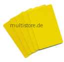 Plastikkarten beidseitig gelb PVC Offset 0,76